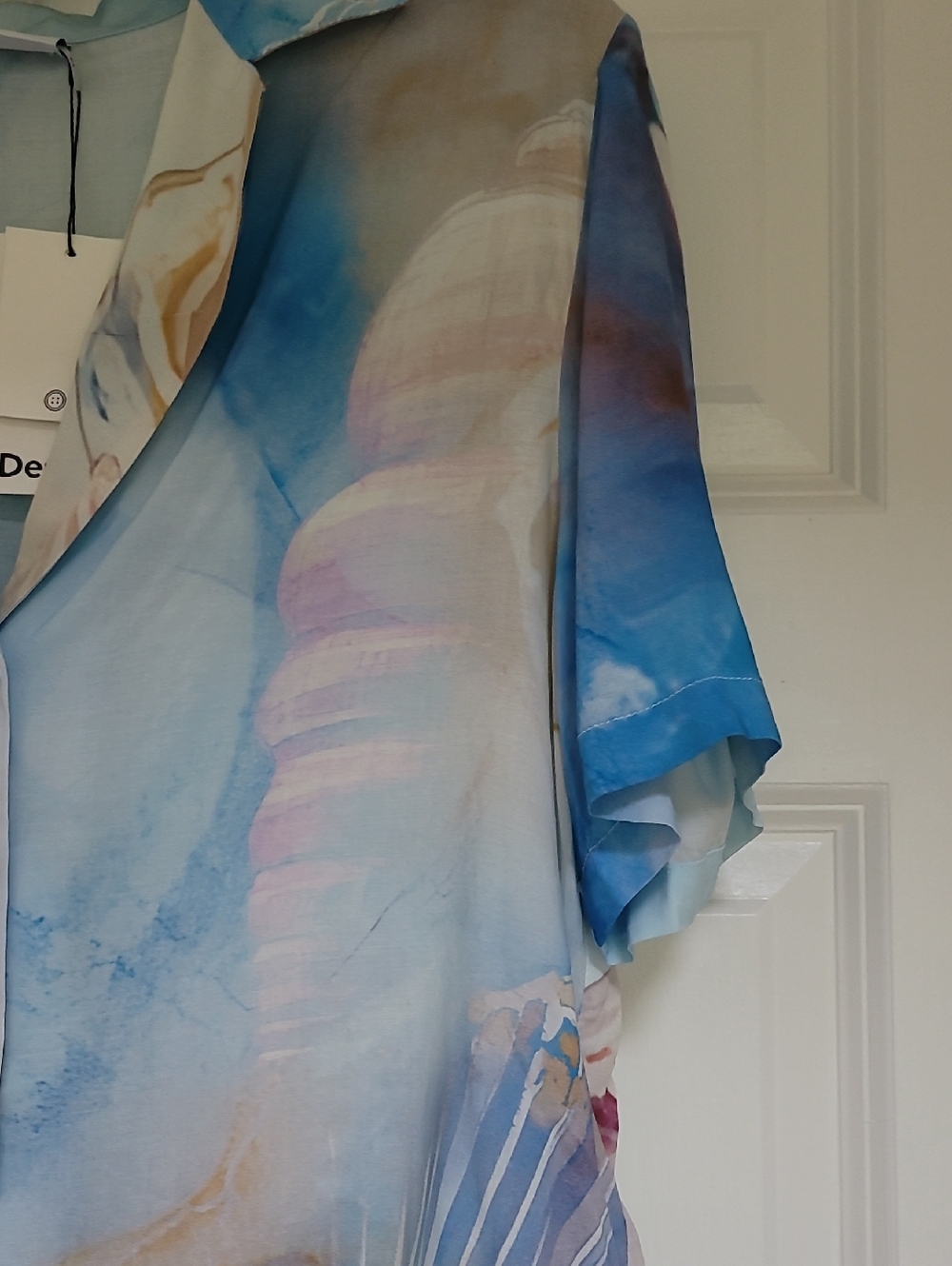 Desigual Shell-Print Short Sleeve Button-Down Shirt - Picture 4 of 12